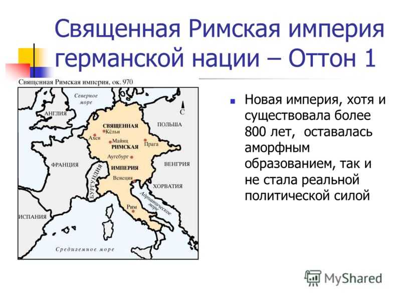 Священная римская империя германской нации - история
