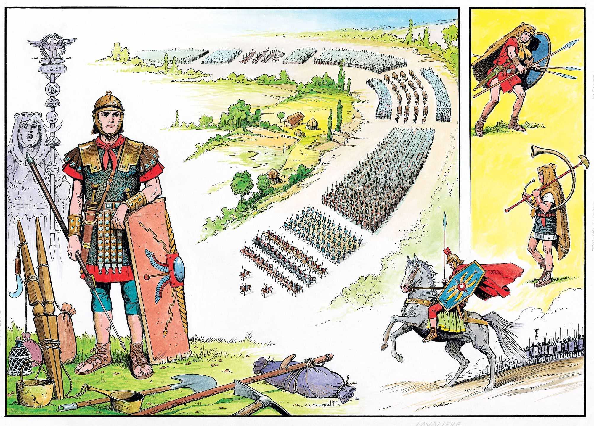 Сколько воинов было в римском легионе?