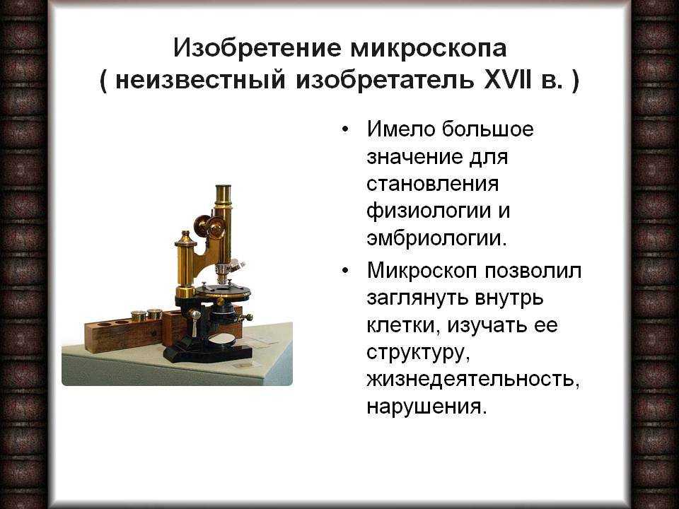 Роль и история изобретения микроскопа