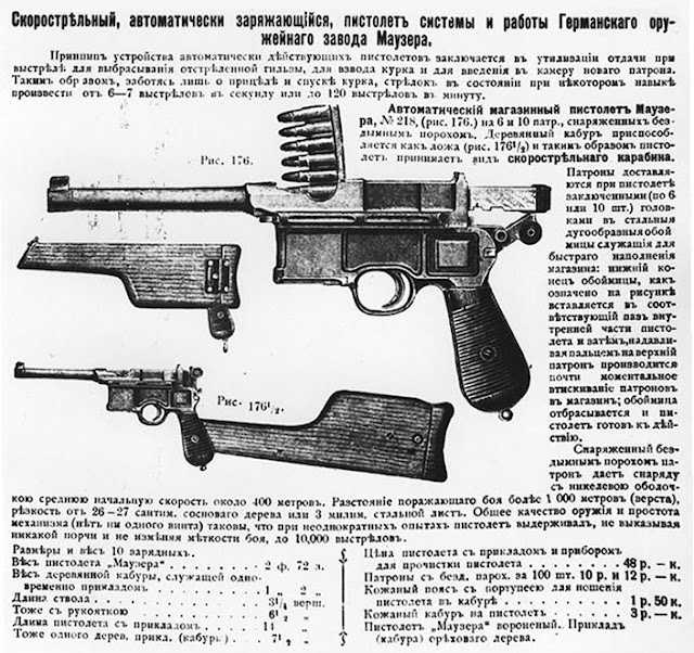 Пистолет маузер обр. 1910 года (mauser 1910)