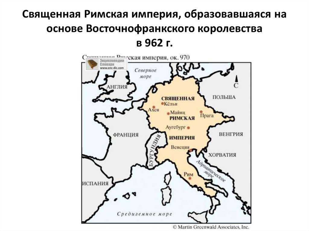 Священная римская империя германской нации – образование