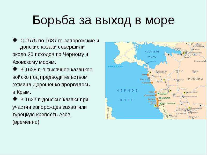 Борьба россии за выход к чёрному морю презентация, доклад