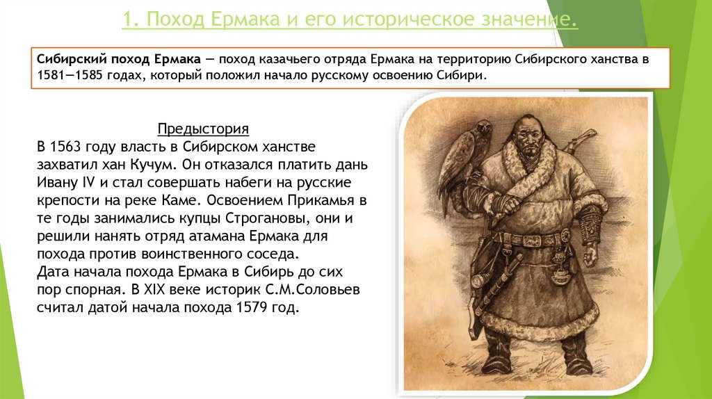 Ермак тимофеевич и его открытие