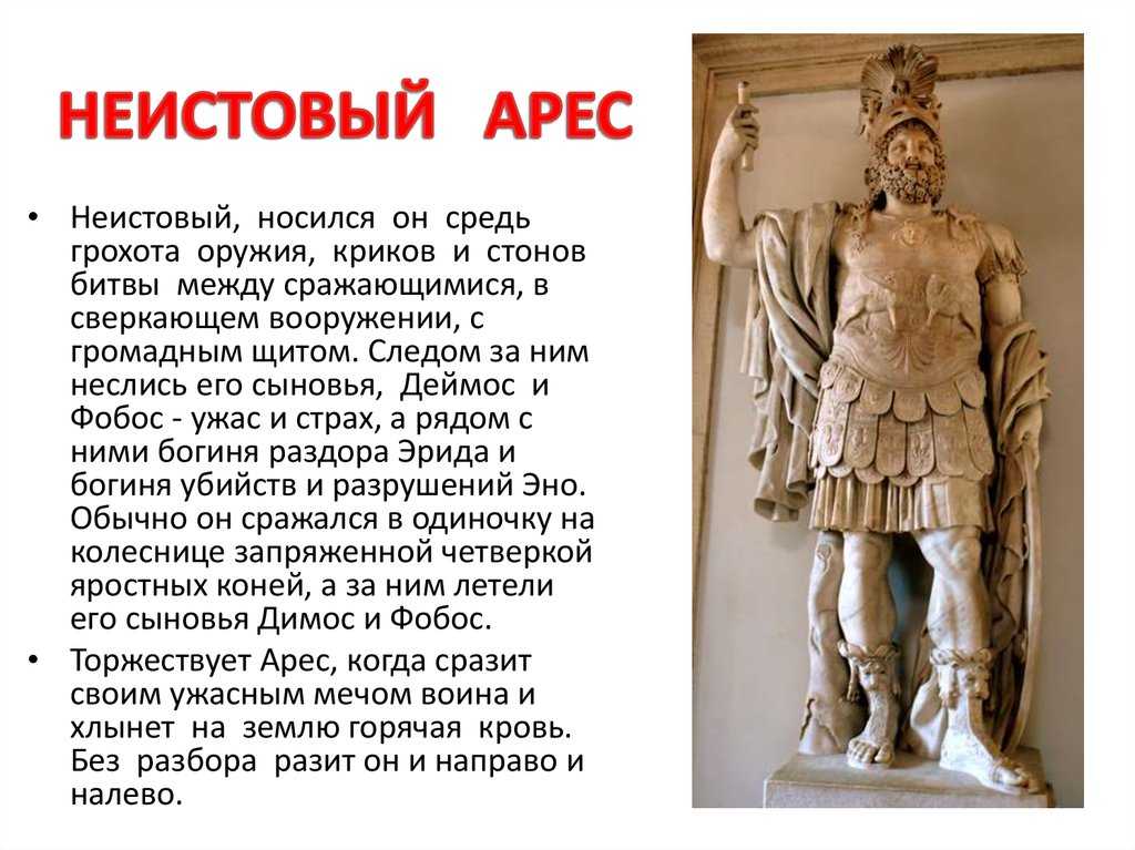 Арес | 10 интересных фактов о греческом боге войны