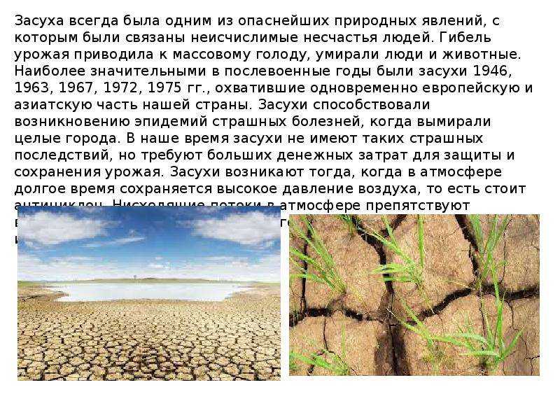 Значение засухи - энциклопедия - 2022
